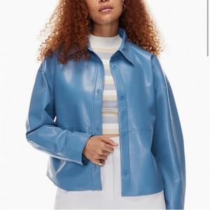 Babaton Pelli Hip Shirt Jacket NWOT